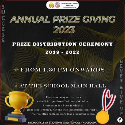 Annual prize giving 2023