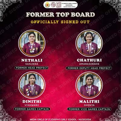 Former top board - officially signed out